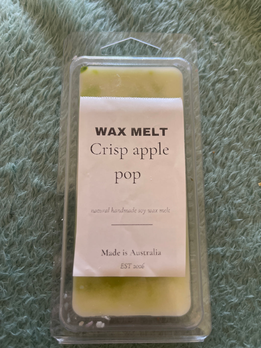 Crisp apple pop wax melt